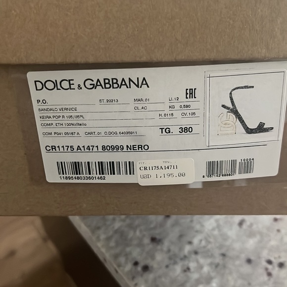 AUTHENTIC ‼️‼️‼️DOLCE & GABBANA HEELS - Picture 3 of 6